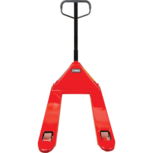 Manual Pallet Truck, Steel, 48" L x 27" W, 5500 lbs. Capacity Les Fournitures Industrielles Méga