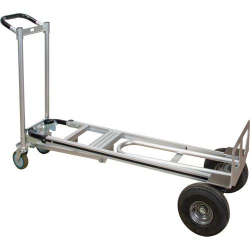 Chariot &agrave; main convertible 3-en-1, Aluminium, Capacit&eacute; 600 lb Les Fournitures Industrielles Méga