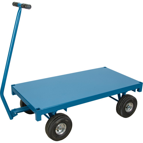 Chariot de ramassage &agrave; plateforme pour l'ext&eacute;rieur, 30" la x 60" la x Capacit&eacute; 1000 lb Les Fournitures Industrielles Méga