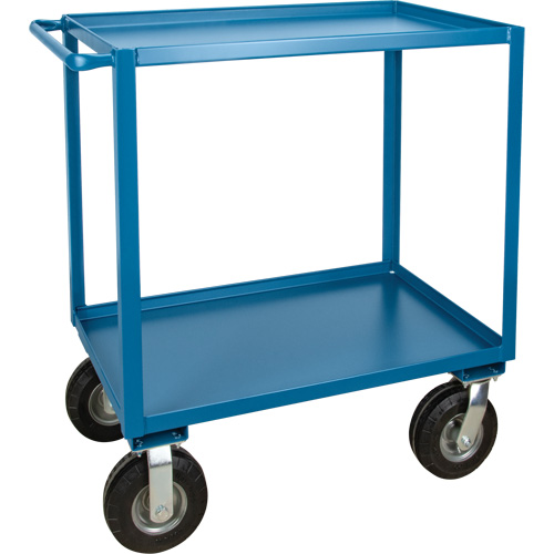 Outdoor Shelf Cart, 2 Tiers, 18" W x 39" H x 33" D, 1200 lbs. Capacity Les Fournitures Industrielles Méga