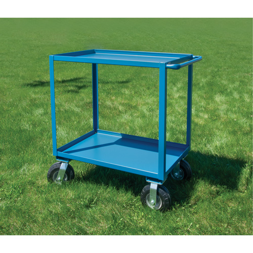 Outdoor Shelf Cart, 2 Tiers, 18" W x 39" H x 33" D, 1200 lbs. Capacity Les Fournitures Industrielles Méga