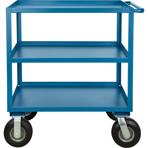 Outdoor Shelf Cart, 3 Tiers, 24" W x 39" H x 39" D, 1200 lbs. Capacity Les Fournitures Industrielles Méga