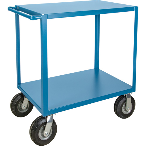 Outdoor Shelf Cart, 2 Tiers, 18" W x 39" H x 33" D, 1200 lbs. Capacity Les Fournitures Industrielles Méga