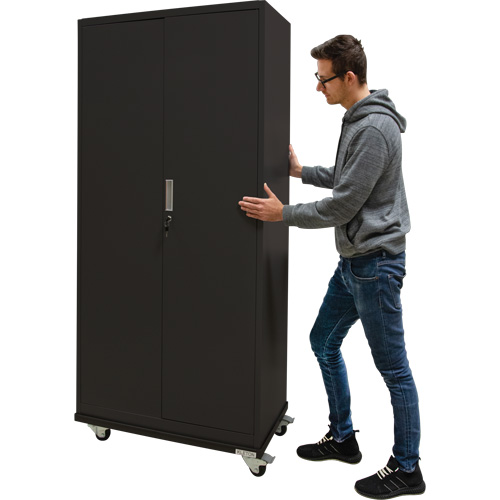 Socle roulant pour armoire, 24" la x 48" p x 1,375" h, Capacit&eacute; de 1000 lb Les Fournitures Industrielles Méga