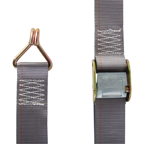 Ratchet Strap, Cam Buckle, 2" W x 16' L, 500 lbs. (227 kg) WLL Les Fournitures Industrielles Méga