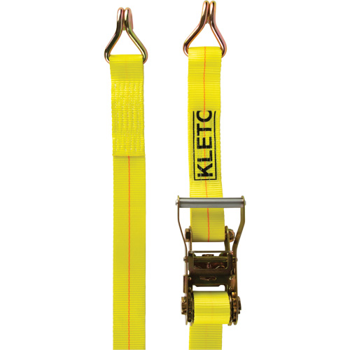 Winch Strap, J-Hook, 2" W x 30' L, 1670 lbs. (757 kg) Working Load Limit Les Fournitures Industrielles Méga
