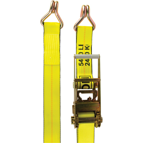 Tendeur d'arrimage pour treuil, Crochet en J, 3" , 30' , Charge d'utilisation max. 5400 lb (2449 kg) Les Fournitures Industrielles Méga