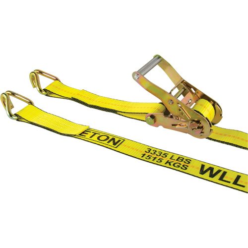 Tendeur d'arrimage pour treuil, Crochet en J, 2" , 30' , Charge d'utilisation max. 3335 lb (1512 kg) Les Fournitures Industrielles Méga