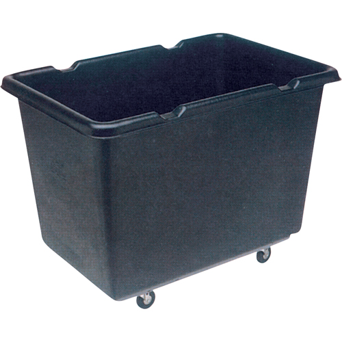 Chariots-caisse pour usage l&eacute;ger Econocarts, Plastique recycl&eacute; noir, 39" lo x 27" la x 29" h, Volume 12 pi³, Capacit&eacute; 200 lb Les Fournitures Industrielles Méga
