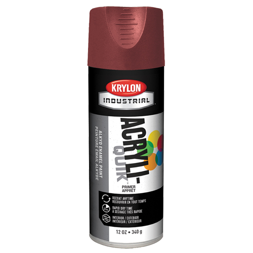 Laque industrielle Acryli-Quik, Brun roux, Tr&egrave;s mat, 12 oz, Canette a&eacute;rosol Les Fournitures Industrielles Méga