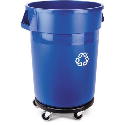 Contenant de collecte des d&eacute;chets recyclable Brute, Vrac, Plastique, 32 gal. US Les Fournitures Industrielles Méga