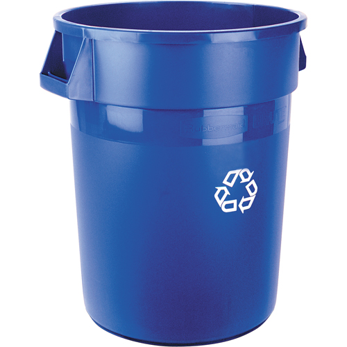 Contenant de collecte des d&eacute;chets recyclable Brute, Vrac, Plastique, 32 gal. US Les Fournitures Industrielles Méga