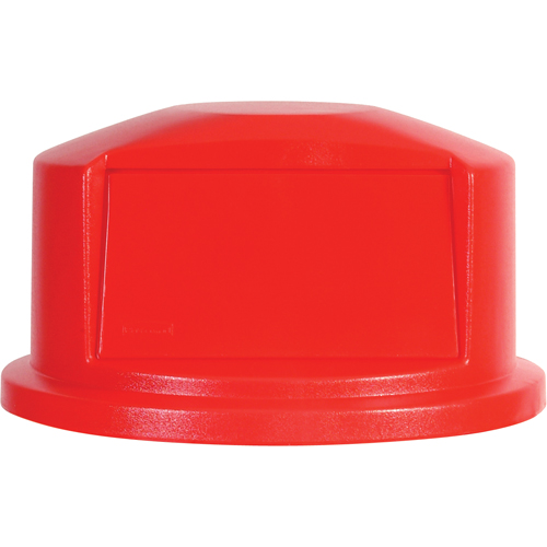 Round Brute&reg; Tops, Dome Lid, Plastic/Polyethylene, Fits Container Size: 22" Dia. Les Fournitures Industrielles Méga