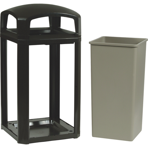 Cadre pour contenant Landmark Series Classique a/enveloppe rigide, Plastique, 50 gal. US Les Fournitures Industrielles Méga