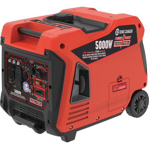 Dual Fuel Gasoline/Propane Inverter Generator Les Fournitures Industrielles Méga