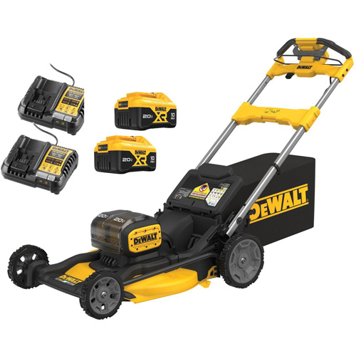 Trousse tondeuse &agrave; gazon sans balais sans fil 21 po XR 2X20V MAX*, Pouss&eacute;e automatique, &agrave; pile, Largeur de coupe 21" Les Fournitures Industrielles Méga