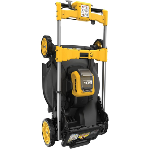 Trousse tondeuse &agrave; gazon autopropuls&eacute;e sans balais sans fil avec roues motrices arri&egrave;res 60 V MAX*, Pouss&eacute;e automatique, &agrave; pile Les Fournitures Industrielles Méga