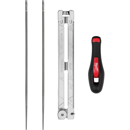 4-Piece 5/32” Saw Chain Sharpening Set Les Fournitures Industrielles Méga