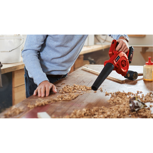 Compact Blower (Tool Only), 18 V, 110 MPH Output, Battery Powered Les Fournitures Industrielles Méga