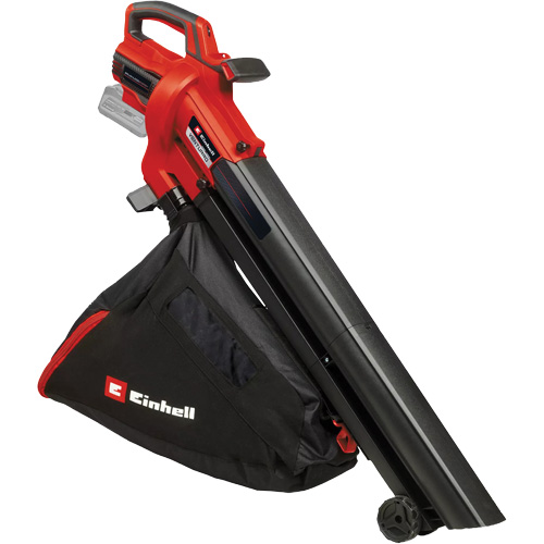Souffleur/aspirateur/broyeur de feuilles 300 pi³/min 3 en 1 sans fil, 18 V, Vitesse d'air 130,4 mi/h, &agrave; pile Les Fournitures Industrielles Méga