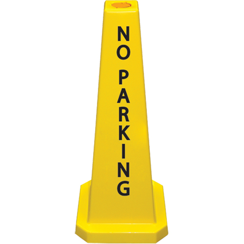 "No Parking" Lamba Traffic Cones, English Les Fournitures Industrielles Méga