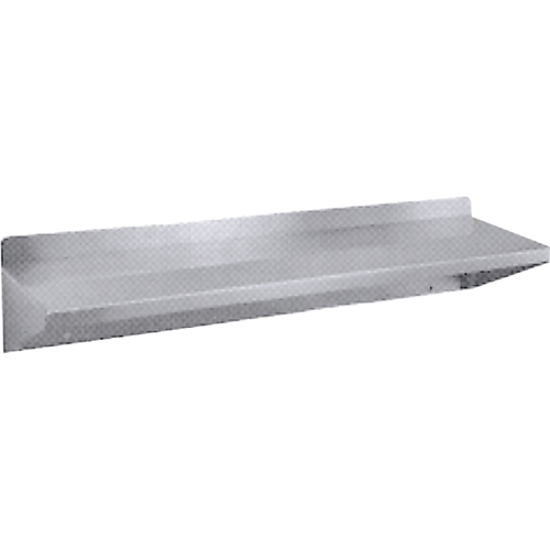 Shelves, Stainless Steel, 18" W x 5" D Les Fournitures Industrielles Méga