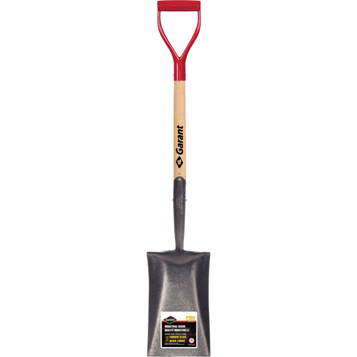 Pro Garden Spade, Wood, Forged Steel Blade, D-Grip Handle, 25-1/2" Long Les Fournitures Industrielles Méga