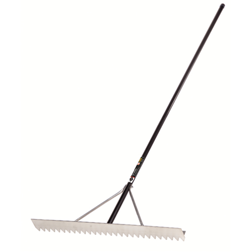 R&acirc;teau pour asphalte Pro, 36" la, Lame Aluminium, 28 dents Les Fournitures Industrielles Méga