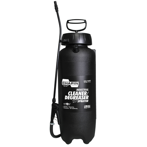 Vaporisateur industriel pour nettoyant & d&eacute;graissant Viton, 3 gal. (11,36 L), Plastique/Poly&eacute;thyl&egrave;ne, Lance de 18" Les Fournitures Industrielles Méga