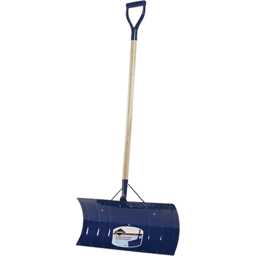 Yukon Snow Pusher, Aluminum Blade, D-Grip Handle, 24" W Les Fournitures Industrielles Méga