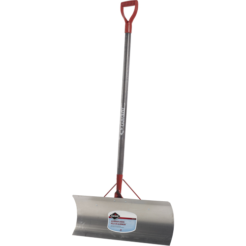 Nordic Snow Pusher, Aluminum Blade, D-Grip Handle, 24" W Les Fournitures Industrielles Méga