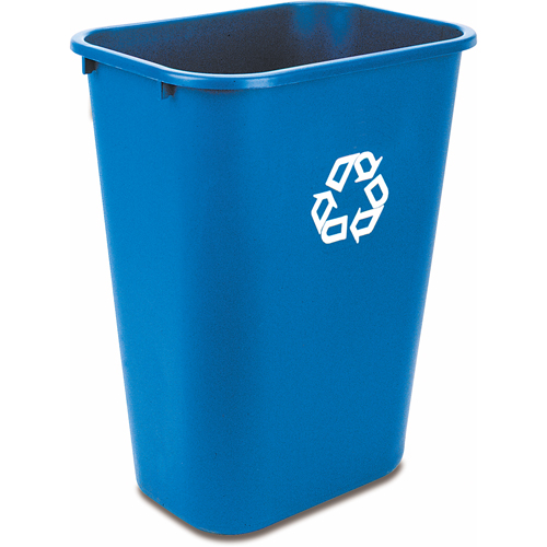 Contenant de recyclage, De bureau, Plastique, 41-1/4 pintes US Les Fournitures Industrielles Méga