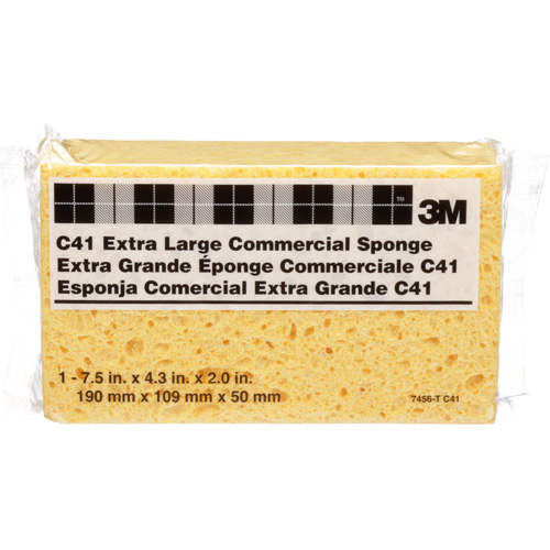 Commercial Size Sponge, Cellulose, 4-1/2" W x 7-1/2" L Les Fournitures Industrielles Méga