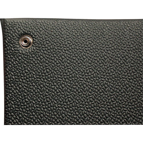Comfort-King Anti-Static Matting, 2' W x 3' L x 3/8" T, Pebbled, Grey Les Fournitures Industrielles Méga