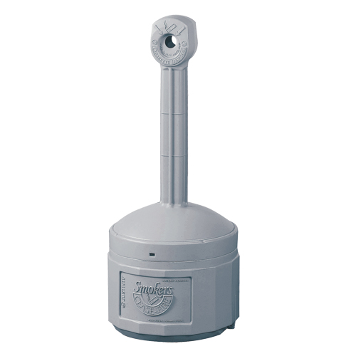 Cendriers Smoker's Cease-Fire, Sur pied, Plastique, Capacit&eacute; 4 gal. US, Hauteur 38-1/2" Les Fournitures Industrielles Méga