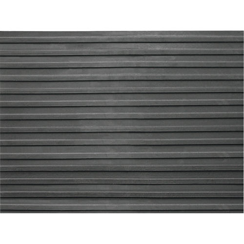 Entrance Mats, Runner, 2' x lin.ft x 1/8", Black Les Fournitures Industrielles Méga