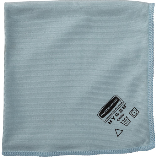 Chiffons en microfibre Hygen s&eacute;rie ex&eacute;cutif, Microfibre, Bleu Les Fournitures Industrielles Méga