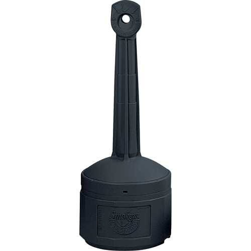 Cendriers Smoker's Cease-Fire, Sur pied, Plastique, Capacit&eacute; 1 gal. US, Hauteur 30" Les Fournitures Industrielles Méga