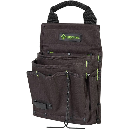 Tool Bag, Nylon, 7 Pockets, Black Les Fournitures Industrielles Méga