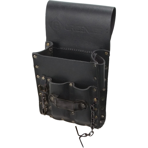 Tool Belt Pouch, Multiple Tool Holder, Leather, 5 Pockets Les Fournitures Industrielles Méga