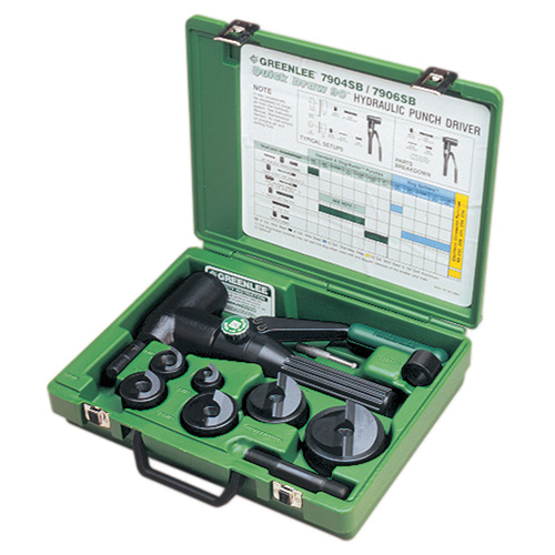Quick Draw 90&reg; Hydraulic Knockout Kit with SlugBuster&reg; Punches Les Fournitures Industrielles Méga