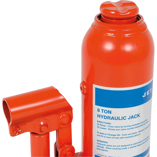 JHJ-8 Crics &agrave; bouteille pour usage tr&egrave;s intensif, 8 tonne(s), 15-3/8" Hauteur &eacute;lev&eacute;e Les Fournitures Industrielles Méga