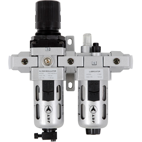 AFRLCI38 2-Piece Intermediate Air Filter, Regulator and Lubricator, 3/8" NPT Les Fournitures Industrielles Méga