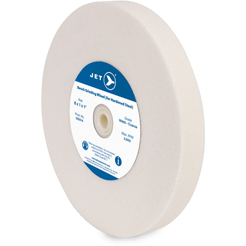 WA810F Bench Grinding Wheel, 8" x 1", 1" Arbor, Aluminum Oxide Les Fournitures Industrielles Méga