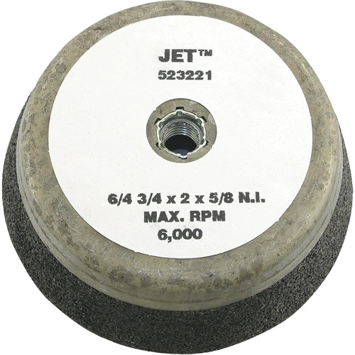 Resin Bond Cup Wheel, 4" x 2", 5/8"-11NC Arbor, Type 11 Les Fournitures Industrielles Méga
