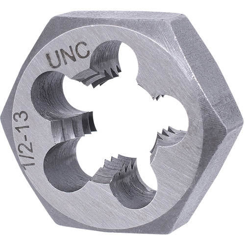 SAE Hex Die, 1" Dia., 1/2"-13NC Thread, Alloy Steel Les Fournitures Industrielles Méga
