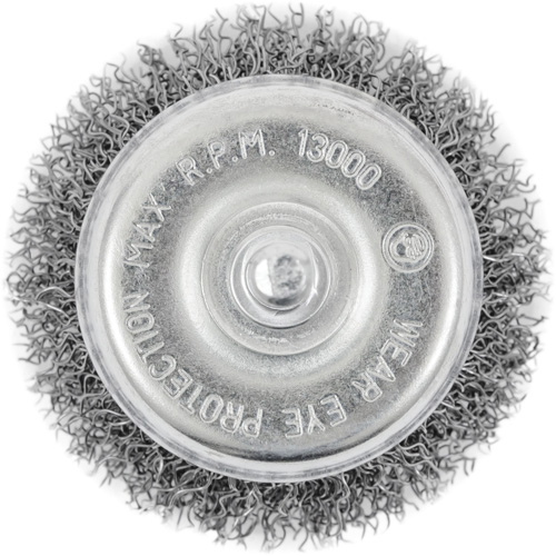 Shaft Mounted Crimped Cup Brush Les Fournitures Industrielles Méga