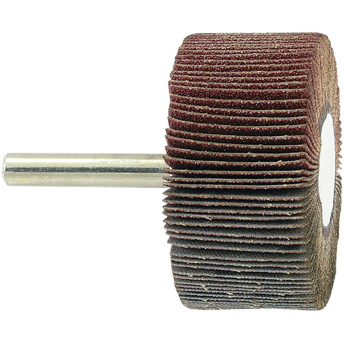 Shaft Mounted Flapwheel, 80 Grit, 2" x 1" x 1/4" Les Fournitures Industrielles Méga