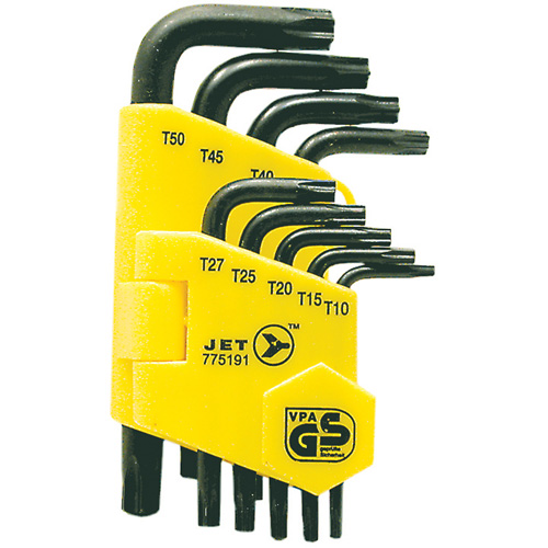 JTK-9TP Tamperproof Key Set, 9 Pcs., Torx&reg; Les Fournitures Industrielles Méga