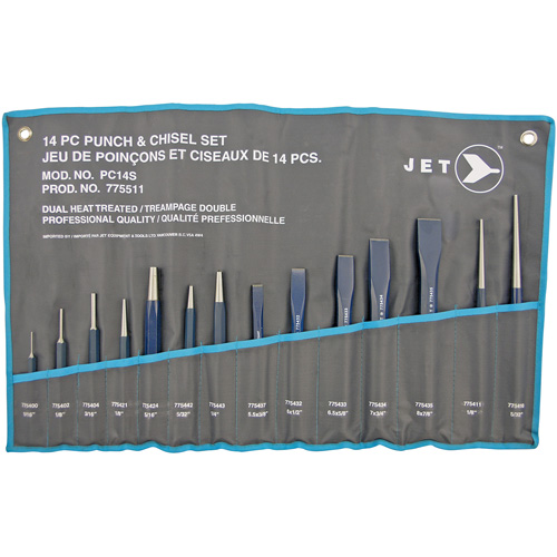 Punch & Chisel Set, 14 Pieces Les Fournitures Industrielles Méga